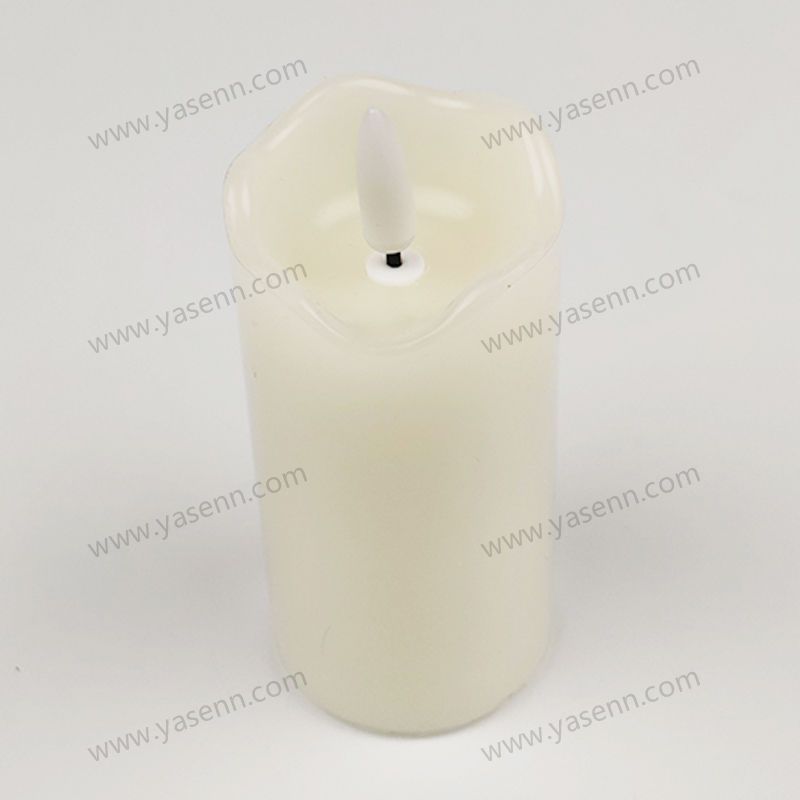 5X10CM WAX Wavy Bullet Led Candles YSC23031E