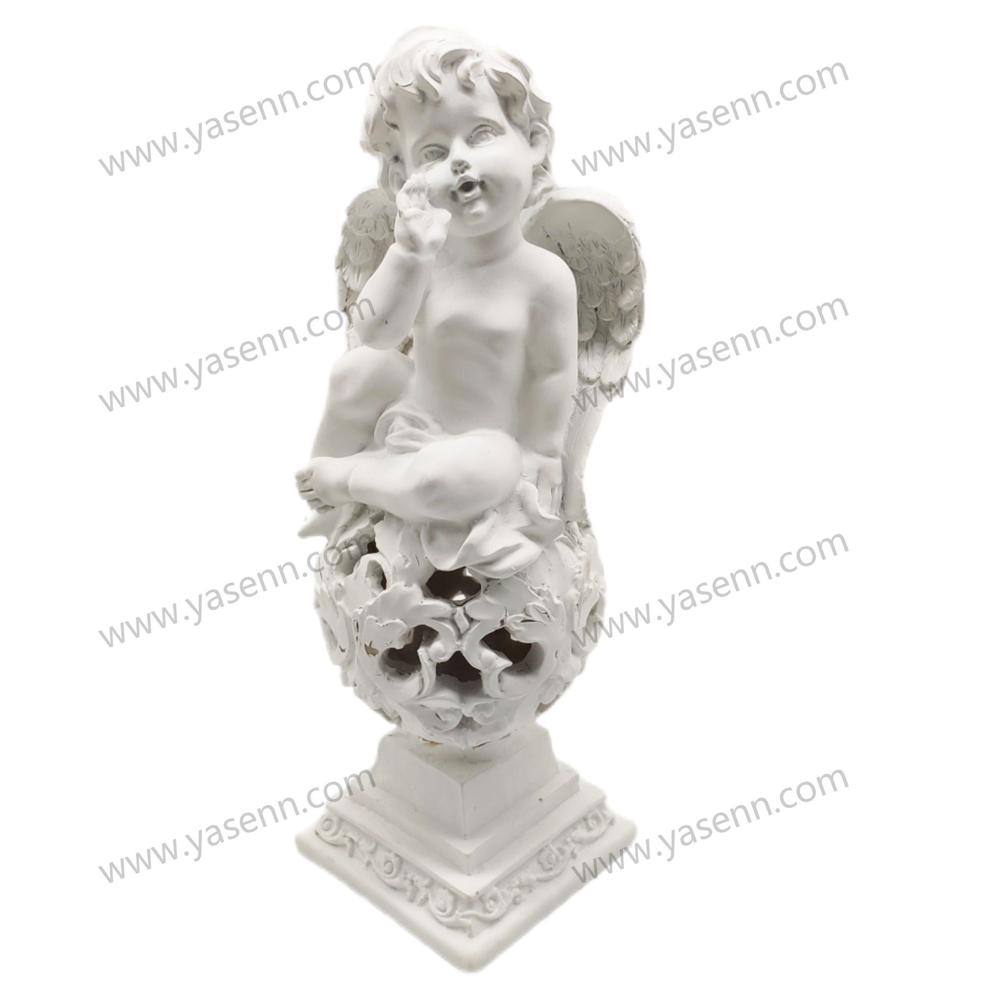 LED HOLLOW BALL RESIN ANGEL 32.9*10.3*10.3CM YSSZ21018