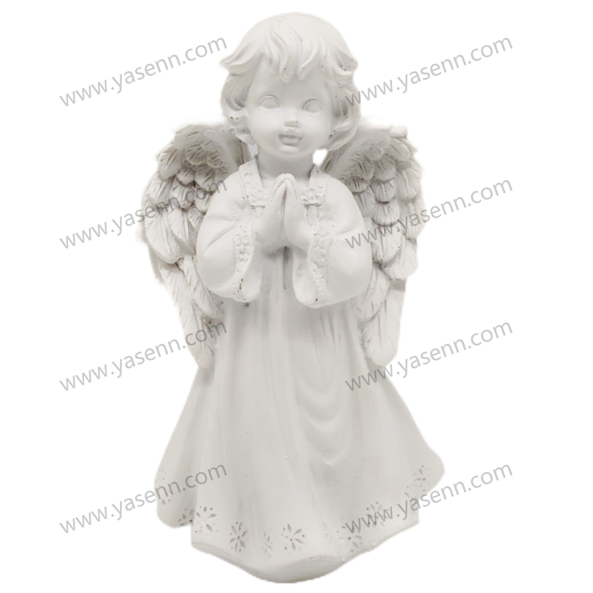 LED RESIN STANDING WISHING ANGEL 19.2*10.3*8CM YSSZ21021