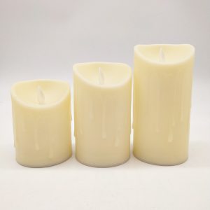 7.5 CM Bullet LED Candle Set of 3 – YSC10077ABC