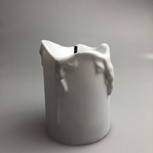 Big Tealight LED Memorial Candle with Wax Drips – YSC18027