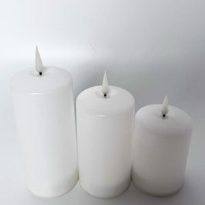 3" Thicker Convex LED Religious Candle
