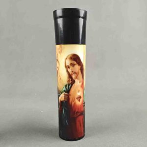 LED Memorial Candle with Flower Pot – YSC24009