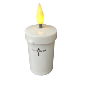 Rotary Locking Bullet Flame LED Memorial Candle – YSC251002