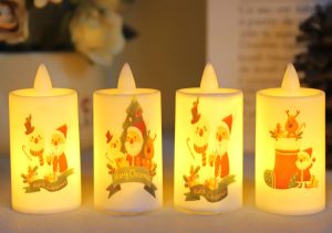 3.8 × 8 CM Integrated LED Candle – Perfect for Tabletop Decor, Special Occasions, and Creating a Warm, Inviting Glow (YSC24014)