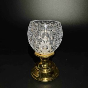 7.5 × 13 CM Honeycomb LED Candle with Base – YSC24021