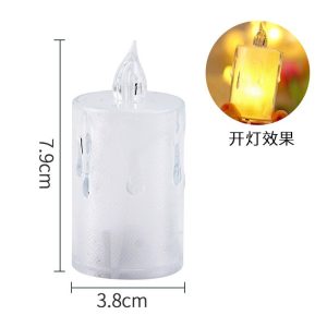 3.8×7.9CM Acrylic LED Light with Base – YSC24025A