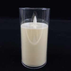 7.5×15CM Simulated Glass Cover Swinging LED Candle – YSC24043C