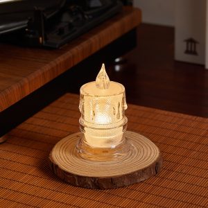 4.8 × 8 CM Acrylic LED Light with Base – Elegant LED Light with Sturdy Base for Home and Event Decor (YSC24022C)