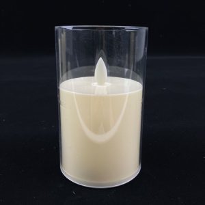 7.5x12.5CM Simulated Glass Cover Swinging LED Candle (YSC24043D)