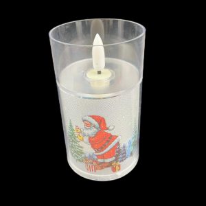 6 × 12 CM Flat-Top Bullet-Tip Simulated Glass LED Lamp – Perfect for Creating a Soft, Flickering Glow with Flat-Top Bullet-Tip Design (YSC252033A)